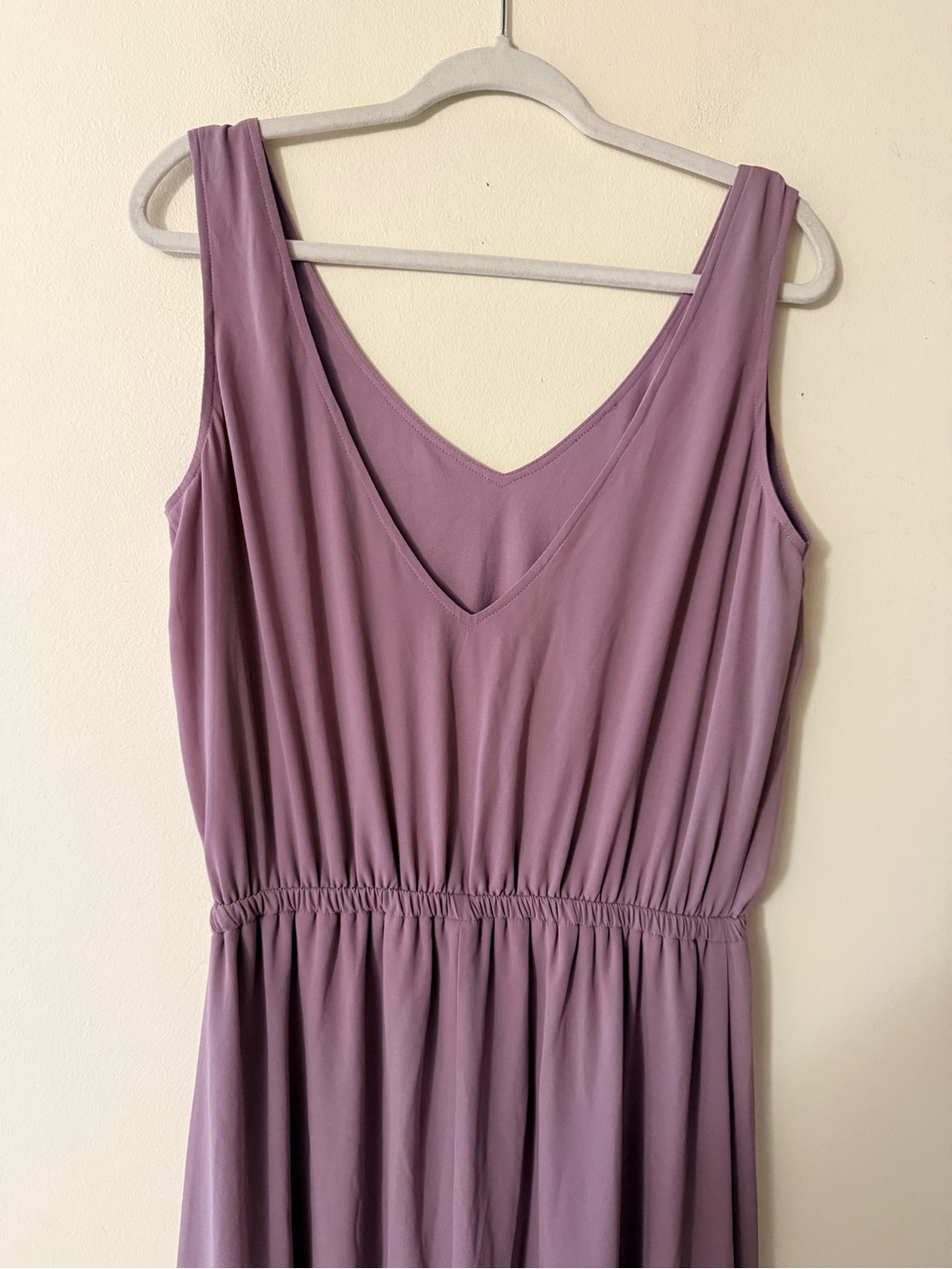 Show Me Your MuMu Lavender Sleeveless V‑Neck Lined Maxi Dress, size XXL - Picture 6 of 7